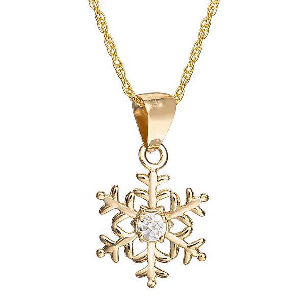 Kohls deals snowflake necklace