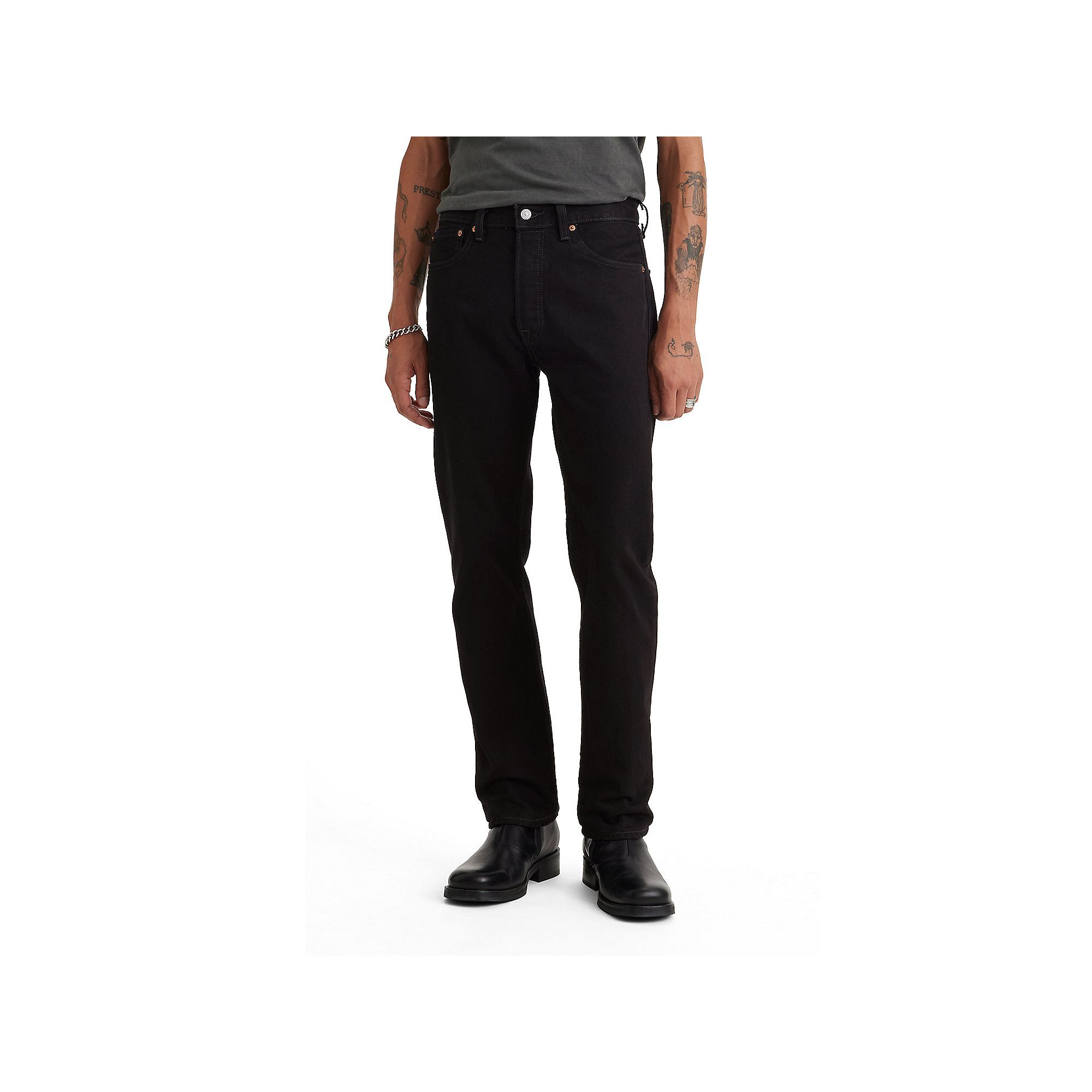 Mens Levis® 501™ Original Fit Jeans, Size: 35X30, Black