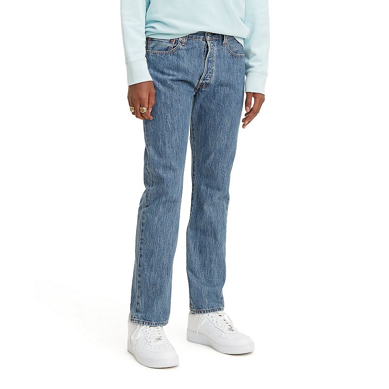 Men's Levi's 501 Original-Fit Jeans, Size: 32 X 32, Med Blue