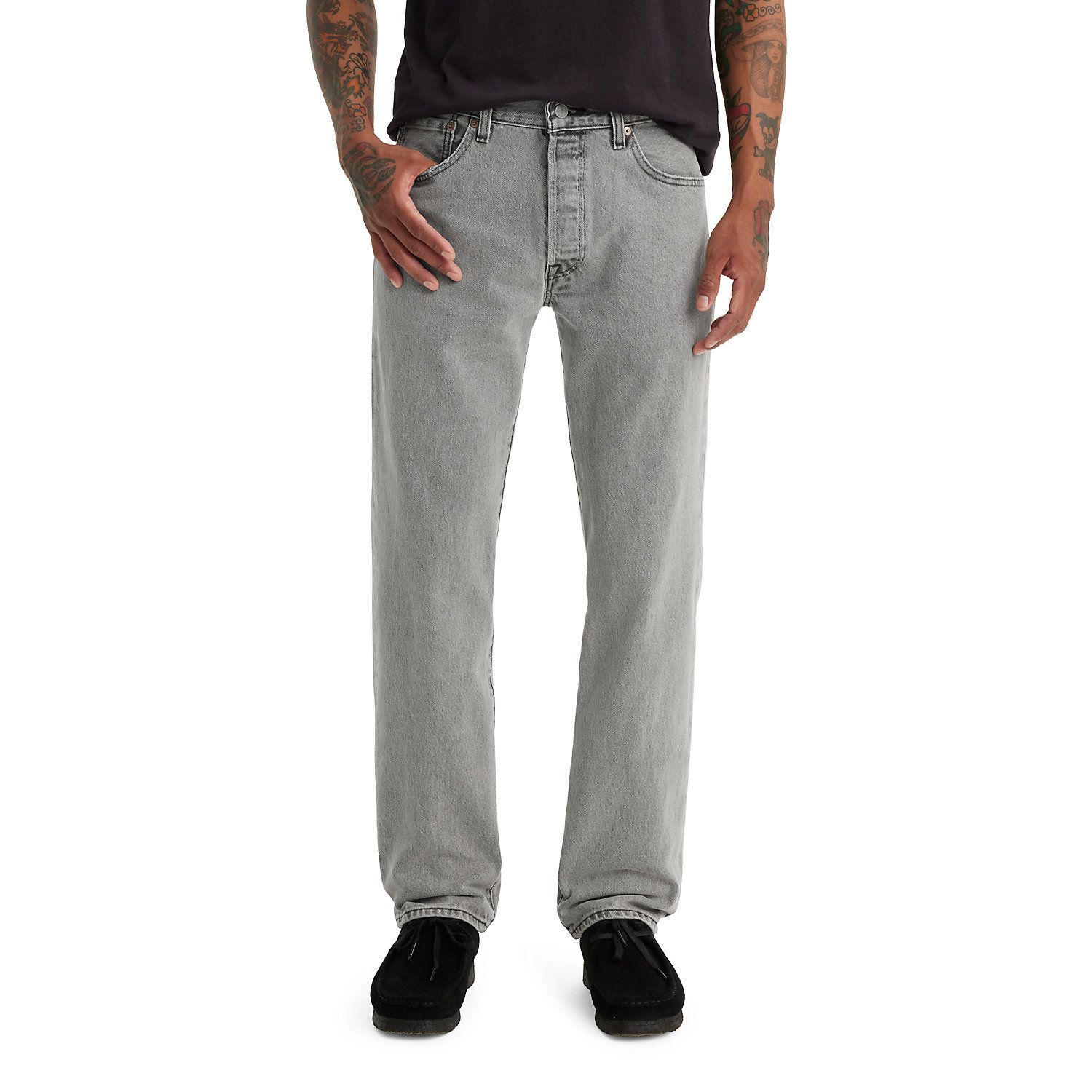 Levi's Men's 501® Original Fit Button Fly Stretch Jeans - Macy's