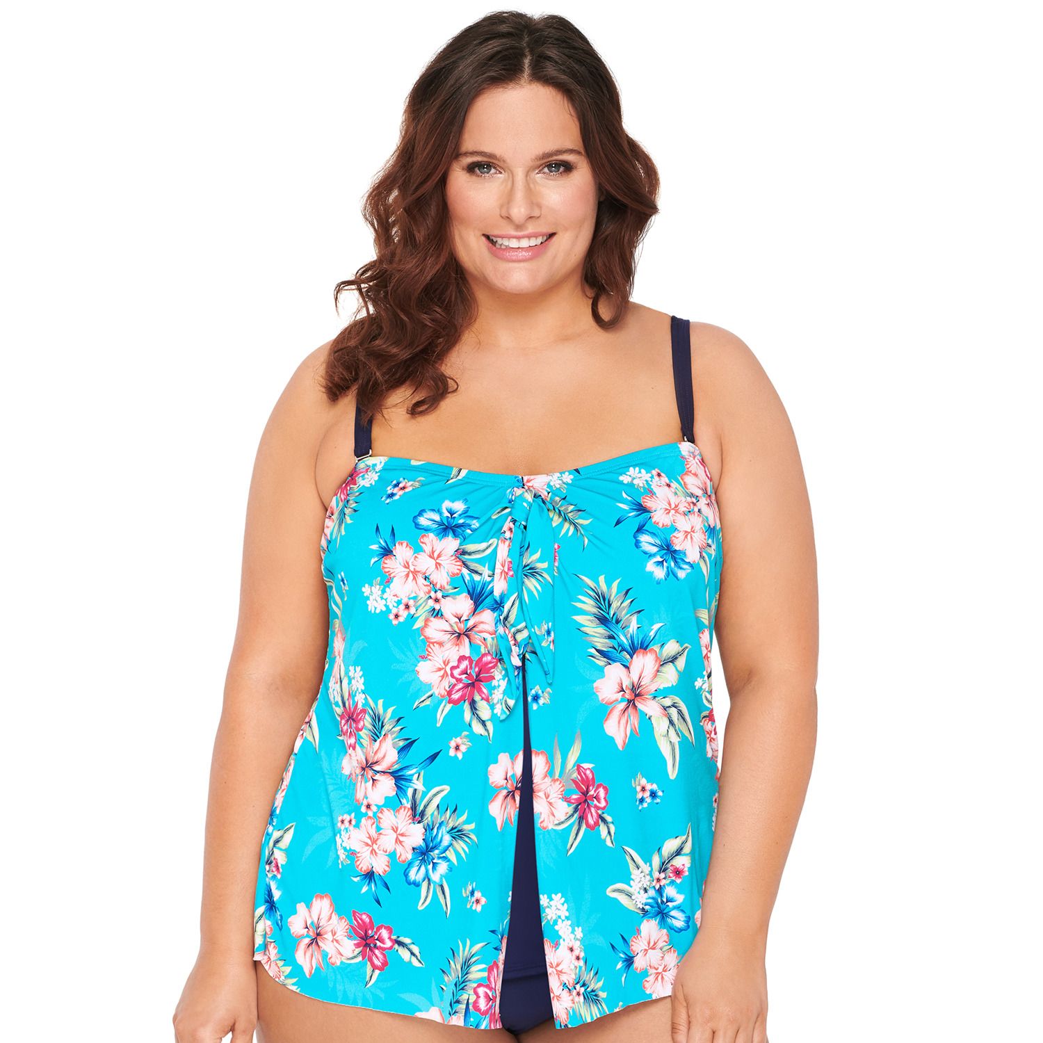 croft and barrow plus size bathing suits