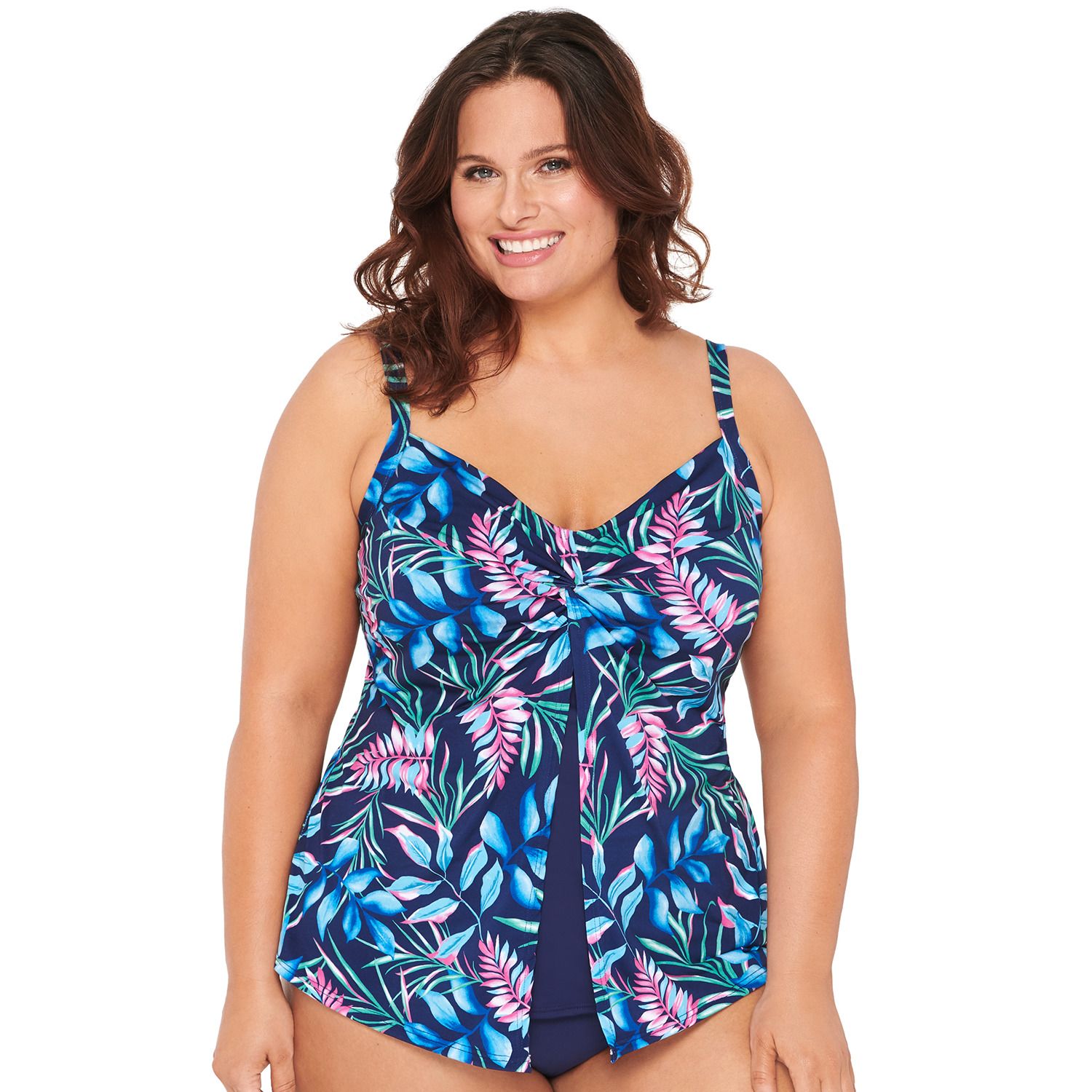 croft and barrow plus size bathing suits