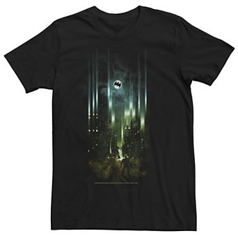 Men's Batman Signal Gotham City Poster Tee