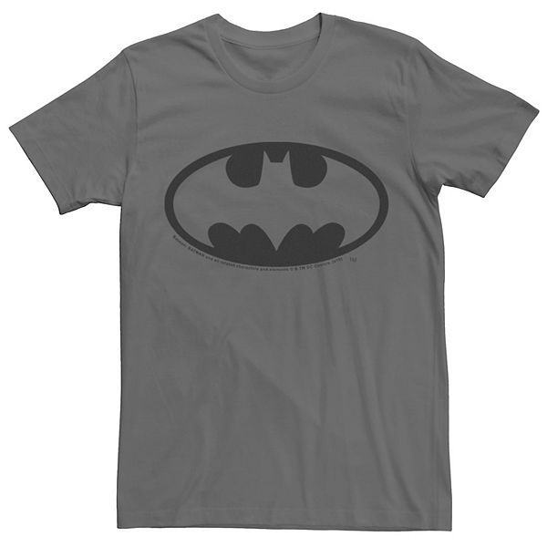 Men's Batman Basic Logo Outline Tee