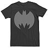 Men's Batman Grey Bat Logo Tee