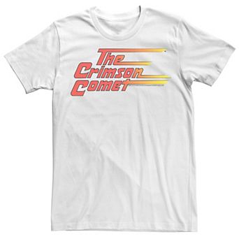 Men's Flash Crimson Comet Vintage Logo Tee