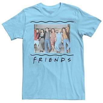 Men's Friends Staircase Portrait Logo Tee