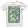 Men's Marvel Green Lantern And Green Arrow Faded Comic Book Cover Graphic Tee