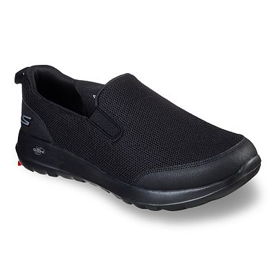 Skechers men's black go walk max running fashion shoes