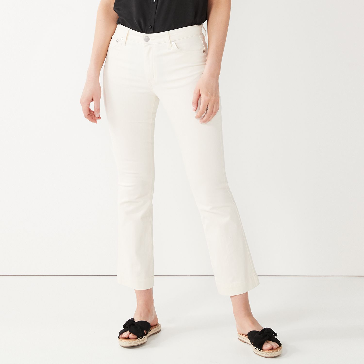 nine west kick flare jeans