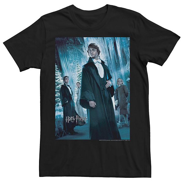 Men's Harry Potter Goblet Of Fire Yule Ball Group Shot Poster Graphic Tee