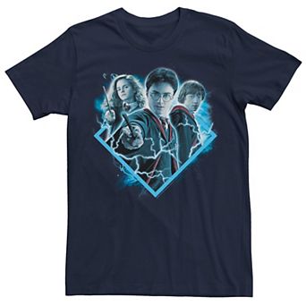 Men's Harry Potter Geometric Frame Trio Graphic Tee