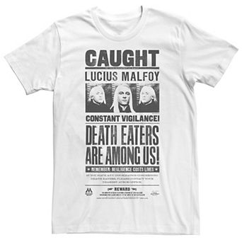 Men's Harry Potter Lucius Malfoy Caught Poster Graphic Tee