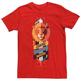 Men's Harry Potter Gryffindor Determination Bravery Graphic Tee