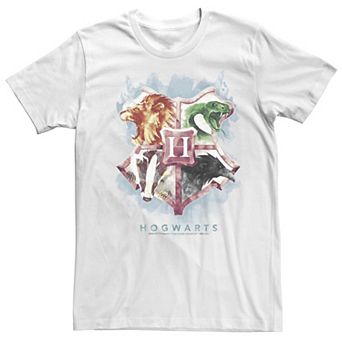 Men's Harry Potter Hogwarts Houses Crest Tee