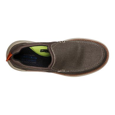  Skechers Relaxed Fit Doveno Hangout Men's Slip-on Shoes