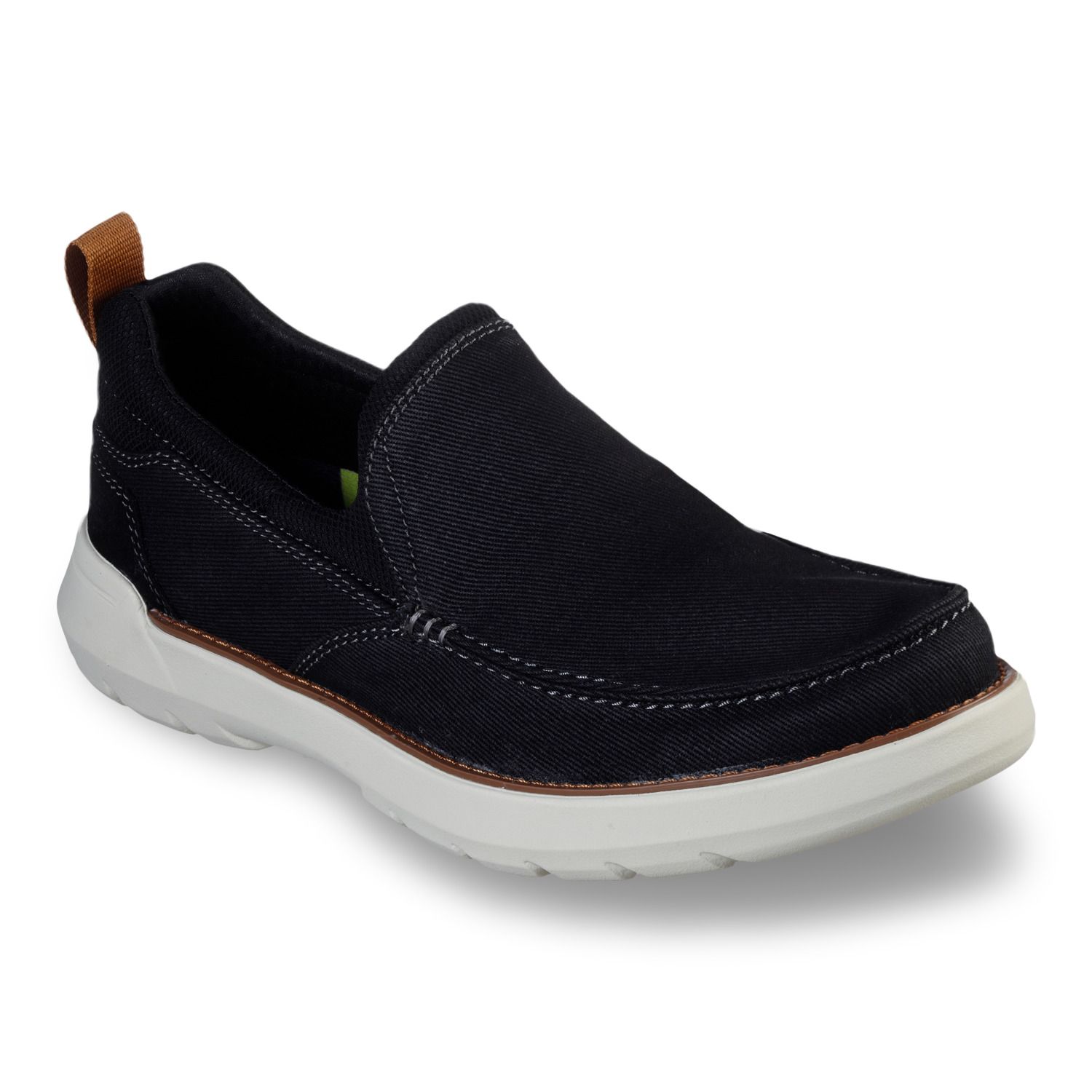 skechers work men's relaxed fit flex advantage mcallen slip resistant shoe