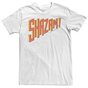 Men's Justice League Shazam Retro Logo Tee