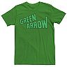 Men's Justice League Green Arrow Vintage Logo Tee
