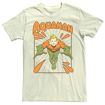 Men's Justice League Vintage Aquaman Tee