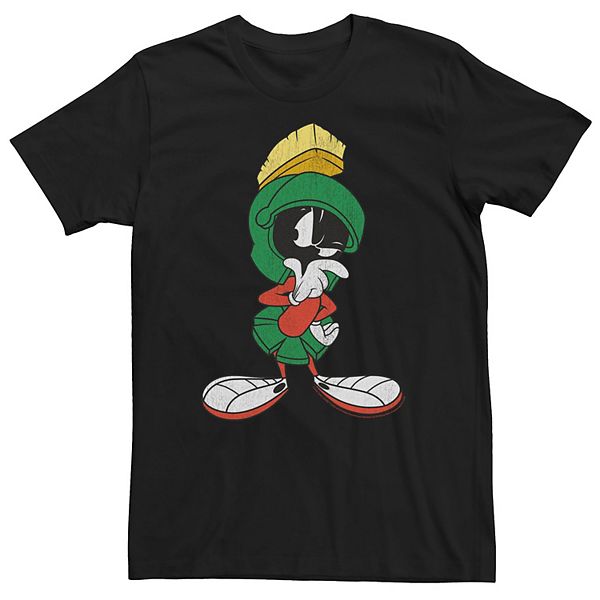 Men's Looney Tunes Vintage Marvin The Martian Portrait Graphic Tee