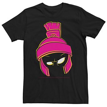 Men's Looney Tunes Marvin The Martian Disgruntled Head Shot Graphic Tee