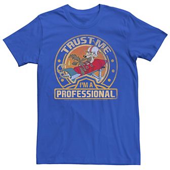 Men's Looney Tunes Wiley Coyote Circle Portrait Graphic Tee