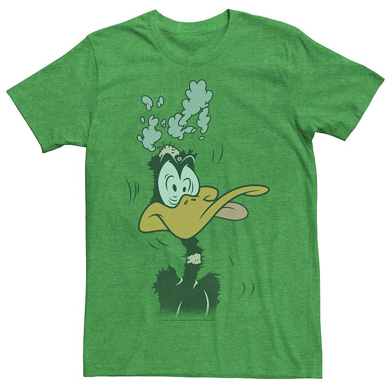UPC 194747219426 product image for Men's Looney Tunes Daffy Duck Portrait Graphic Tee, Size: Large, Kelly Grey | upcitemdb.com