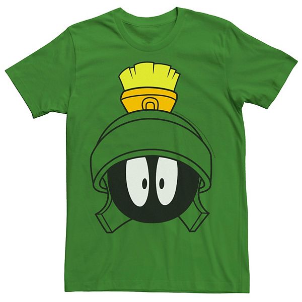 Men's Looney Tunes Vintage Marvin Martian Face Graphic Tee