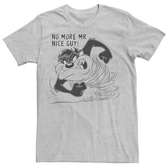 Men's Looney Tunes Tasmanian Devil No More Mr. Nice Guy Graphic Tee