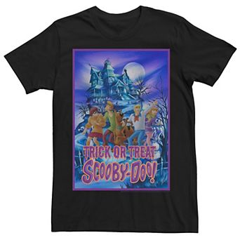 Men's Scooby Doo Trick Or Treat Poster Graphic Tee