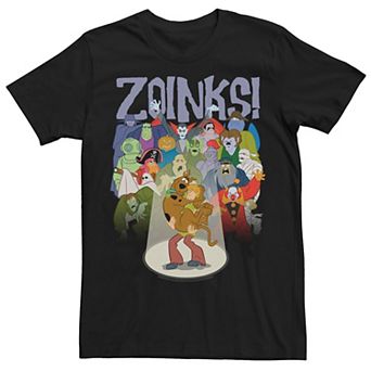 Men's Scooby Doo Shaggy And Scooby Zoinks! Portrait Graphic Tee