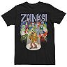 Men's Scooby Doo Shaggy And Scooby Zoinks! Portrait Graphic Tee