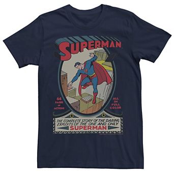 Men's DC Comics Superman Vintage Comic Book Page Graphic Tee