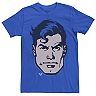 Men's DC Comics Superman Big Face Portrait Graphic Tee