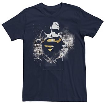 Men's DC Comics Superman Transformation Spray Paint Stencil Graphic Tee