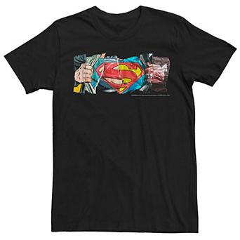 Men's DC Comics Superman Torn Paper Logo Graphic Tee