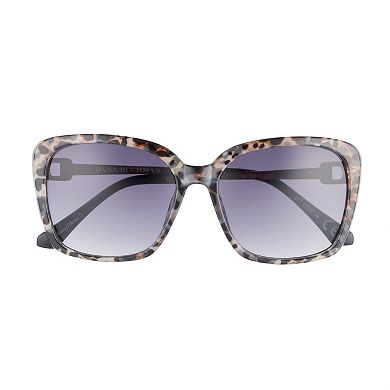 Women's Dana Buchman 58mm Leopard Print Square Gradient Sunglasses