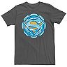 Men's DC Comics Superman Chrome Gear Chest Logo Graphic Tee