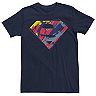 Men's DC Comics Superman Colored Pop Art Chest Logo Graphic Tee