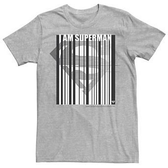 Men's DC Comics Superman Barcode Chest Logo Graphic Tee