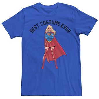 Men's DC Comics Supergirl Best Costume Ever Text Poster Graphic Tee
