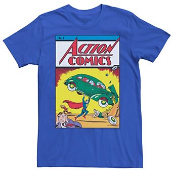 Men's DC Comics Superman No.1 Comic Cover Graphic Tee