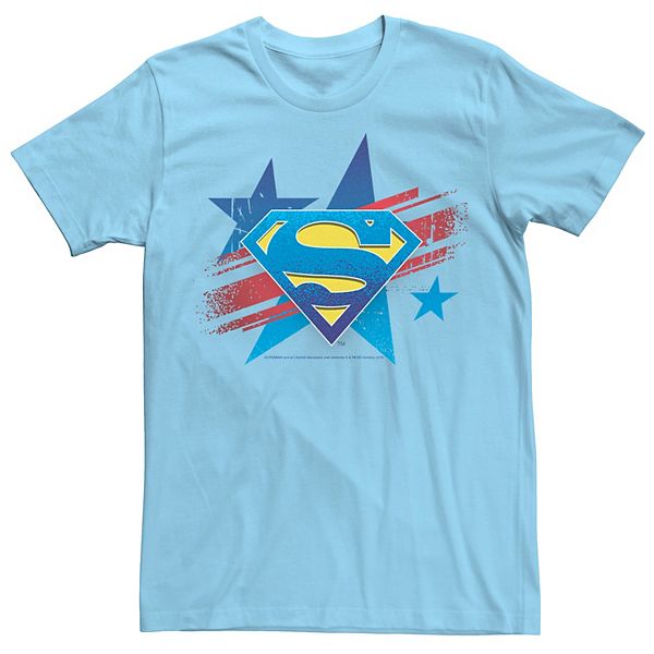 Men's DC Comics Superman Stars And Stripes Chest Logo Graphic Tee