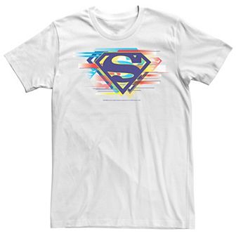 Men's DC Comics Superman Tri Colored Chest Logo Graphic Tee