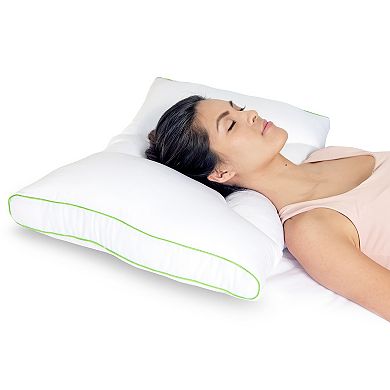 Sleep Yoga Side Sleep Dual Sleep Neck Pillow - Medium Firm