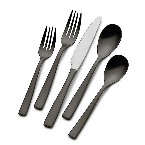 Mikasa Gunmetal Delano 20-pc. Flatware Set