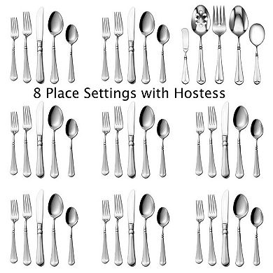 Mikasa French Countryside Stainless Steel 45-pc. Flatware Set