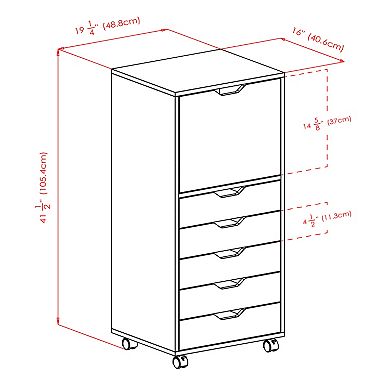 Winsome Halifax 5-Drawer Storage Cabinet
