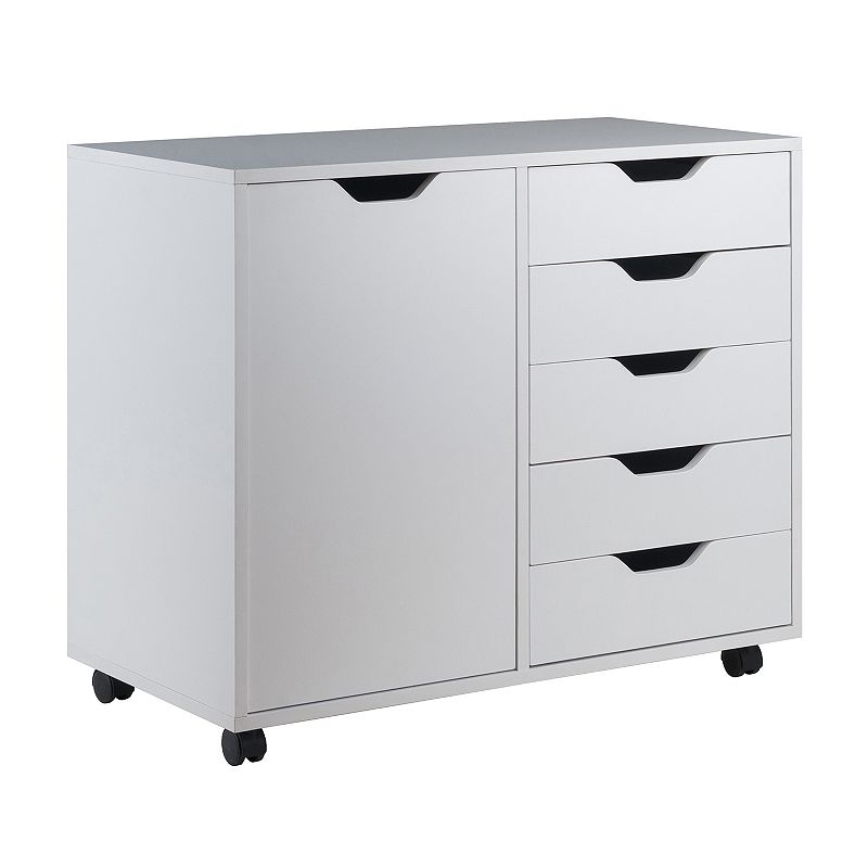 65473222 Winsome Halifax 2-Shelf Storage Cabinet, White sku 65473222